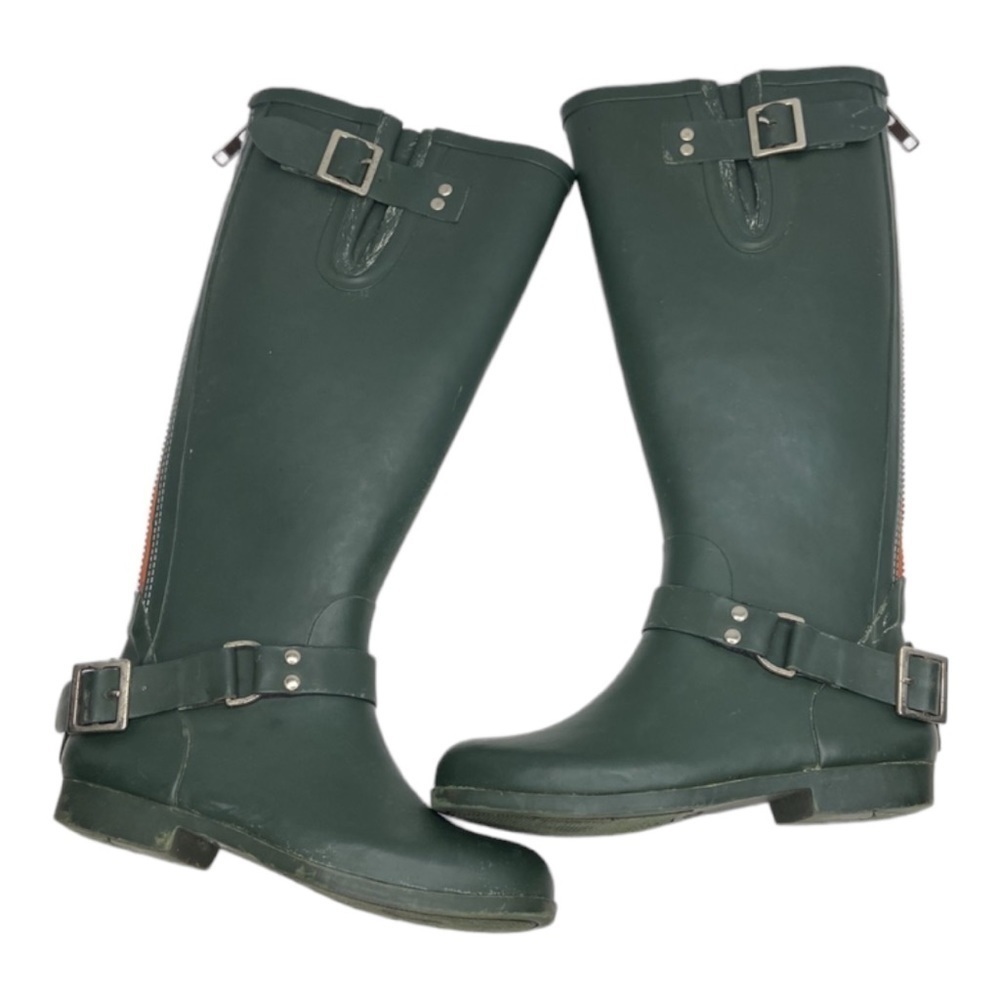 Steve Madden Women’s Green Tsunami Rain Boots Size 6